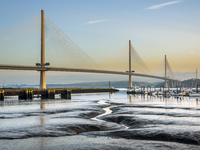 Queensferry Crossing at sunrise