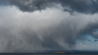 Snow storm over the Forth